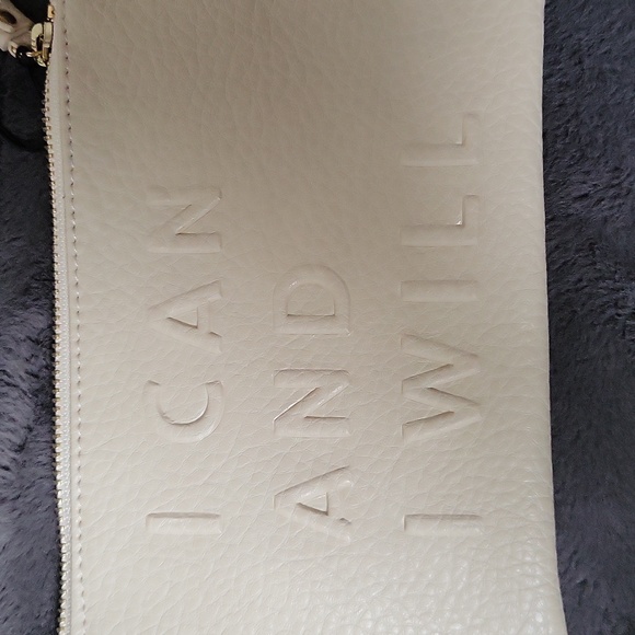 NWT! I Can and I Will Embossed Medium Pouch! - Picture 8 of 8